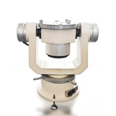 White background shot of Inertial Navigation Test Table with three axis design for precision aerospace calibration