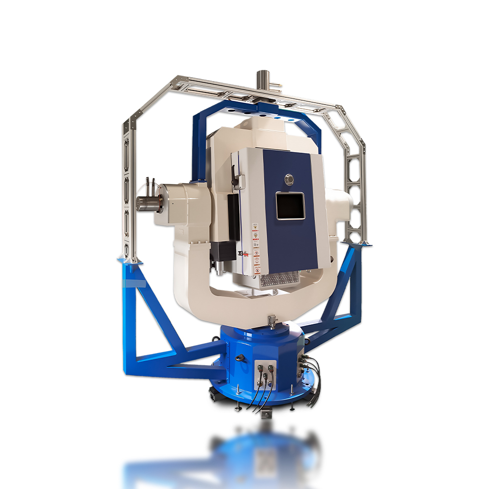 High Precision Three Axis Temperature Controlled Position and Rate Table in aerospace electronics lab.