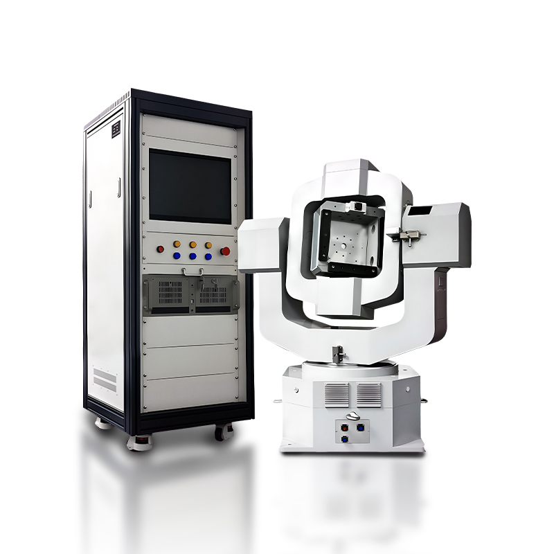 3 axis motion simulation rate table in dynamic testing laboratory setup