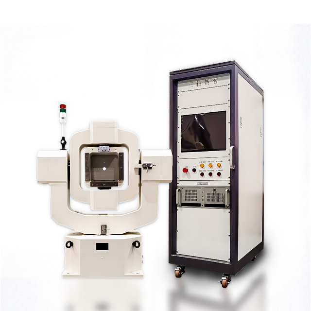Motion Simulator operating in aerospace lab inertial navigation system calibration setup