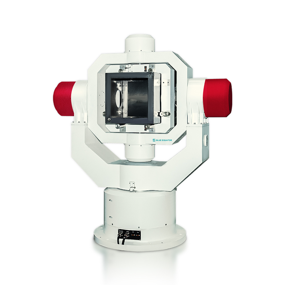 Close-up of Inertial Navigation Test Table high-rigidity bearing assembly ensuring stable multi-axis rotation