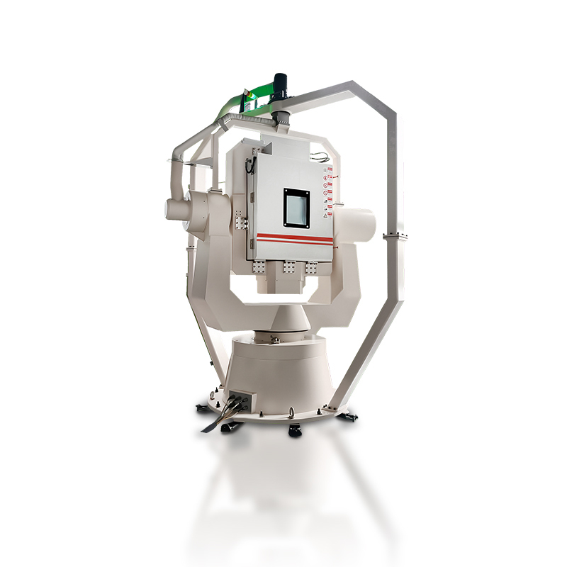 White background Advanced Three-Axis Temperature Controlled Inertial Navigation Test Turntable for INS calibration.