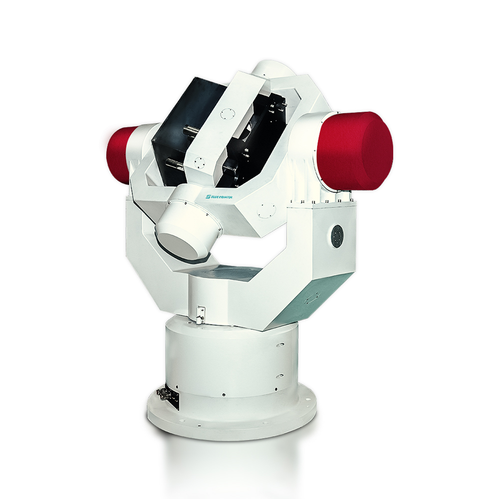 Side profile of Inertial Navigation Test Table showing compact 400mm width suitable for laboratory integration
