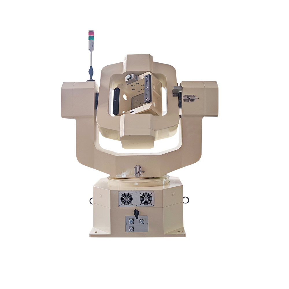 Side profile of Inertial Navigation Test Table showing compact 900mm width suitable for laboratory setups