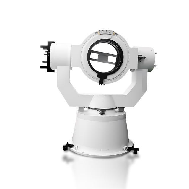 Close-up of TT23G Three-Axis Motion Simulation Test Turntable UUO structure for rigidity.
