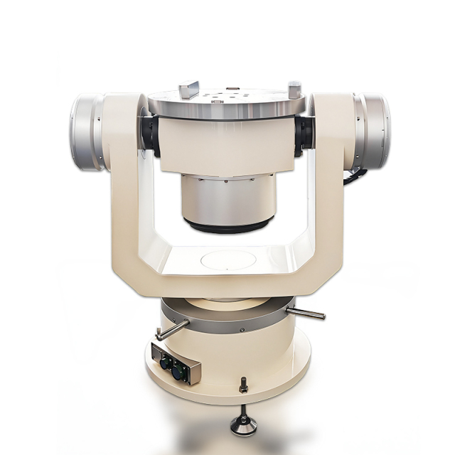 Close-up of Inertial Navigation Test Table high precision bearing assembly ensuring smooth motion