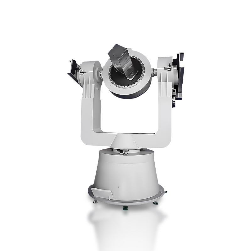 White background High Performance Servo Controlled Three Axis Dynamic Simulation Rotary Test Table for INS testing.