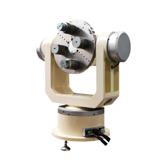 High Precision Three Axis Position Rate Table testing defense navigation sensors.