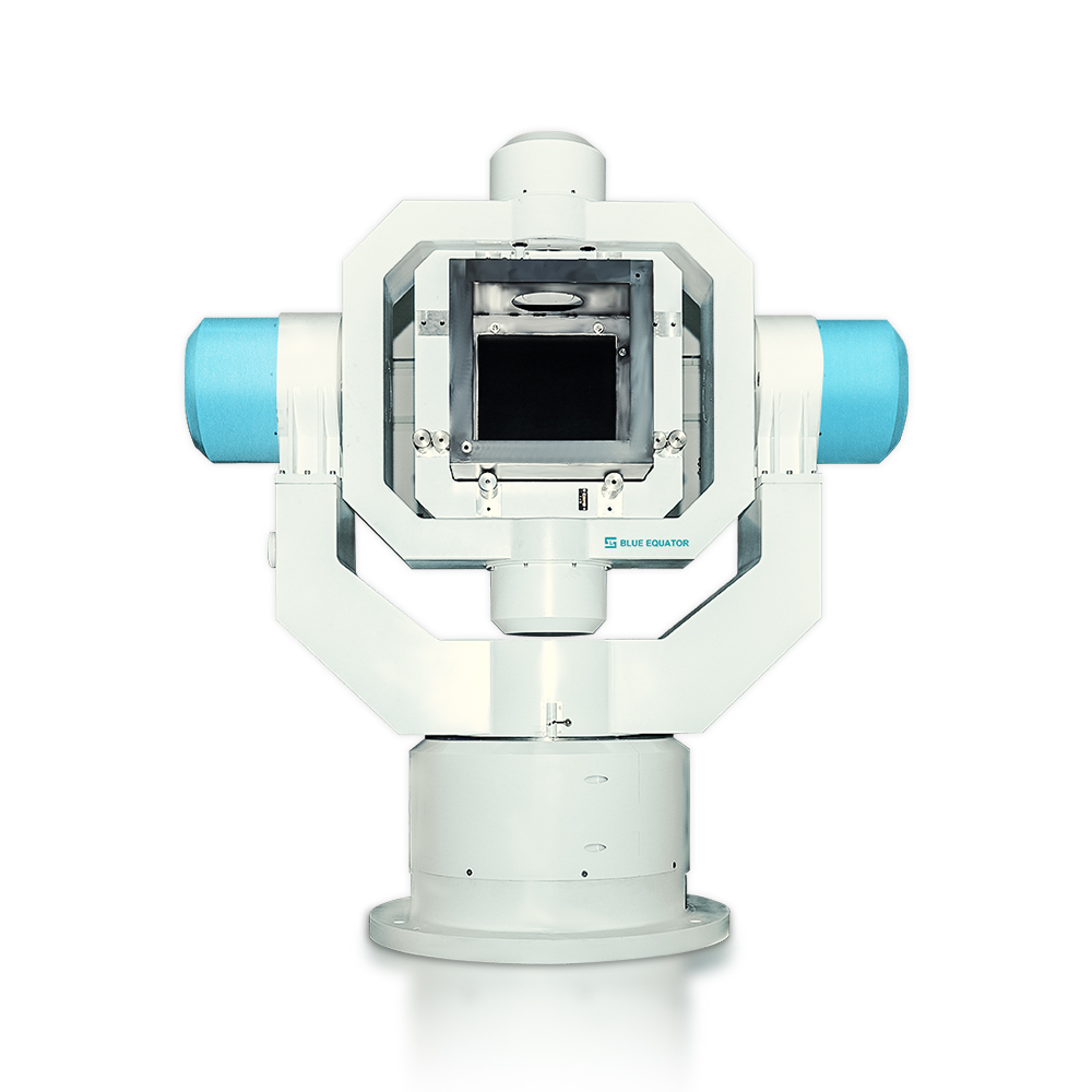 Close-up of Inertial Navigation Test Table high-rigidity bearing assembly ensuring stable multi-axis rotation