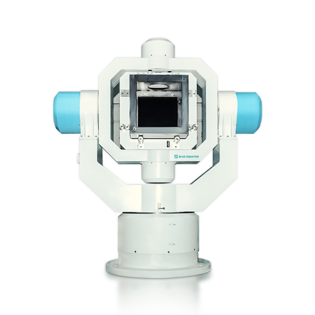 Close-up of Inertial Navigation Test Table high-rigidity bearing assembly ensuring stable multi-axis rotation