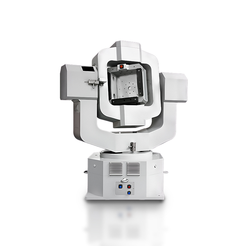 3 axis motion simulation rate table calibrating satellite inertial navigation system at aerospace center
