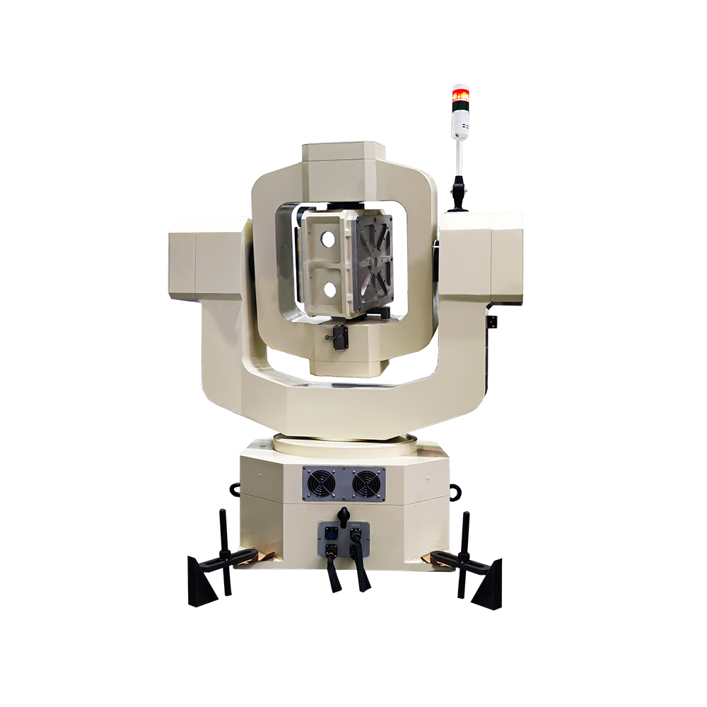 Three-axis Inertial Navigation Test Table displaying precise rotary motion for gyroscope evaluation