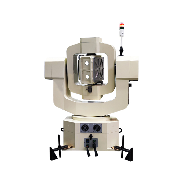 Three-axis Inertial Navigation Test Table displaying precise rotary motion for gyroscope evaluation