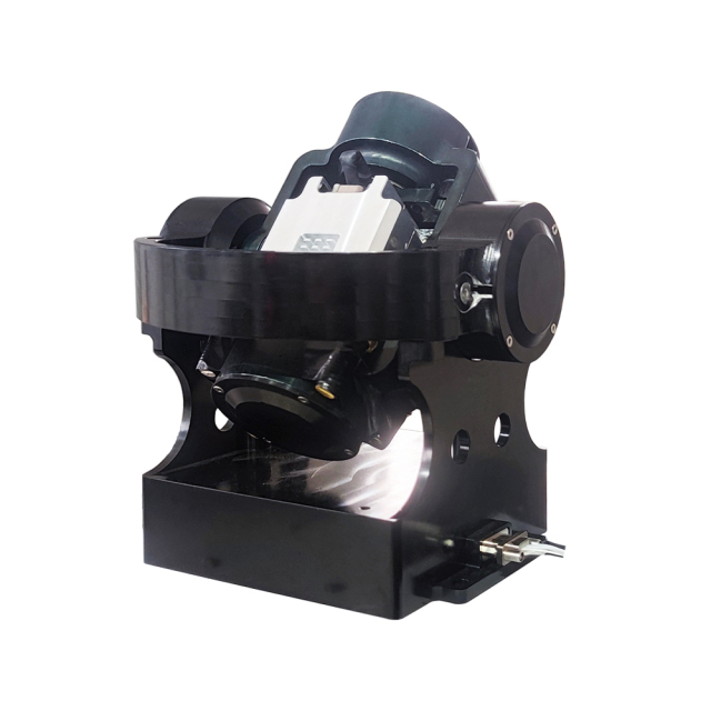 Miniature Rotation Mechanism white background for field gyroscope and MEMS testing