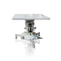 Close up of Inertial Navigation Test Table high rigidity slip ring and bearing assembly