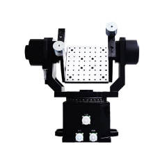 Close up of manual adjustment knob for 360 degree continuous rotation positioning