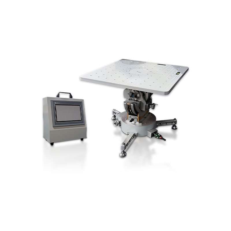 White background Inertial Navigation Test Table high precision three axis rotary platform