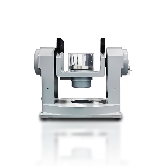 Rotary table performing 8000 degrees per second extreme rate for drone flight controller validation