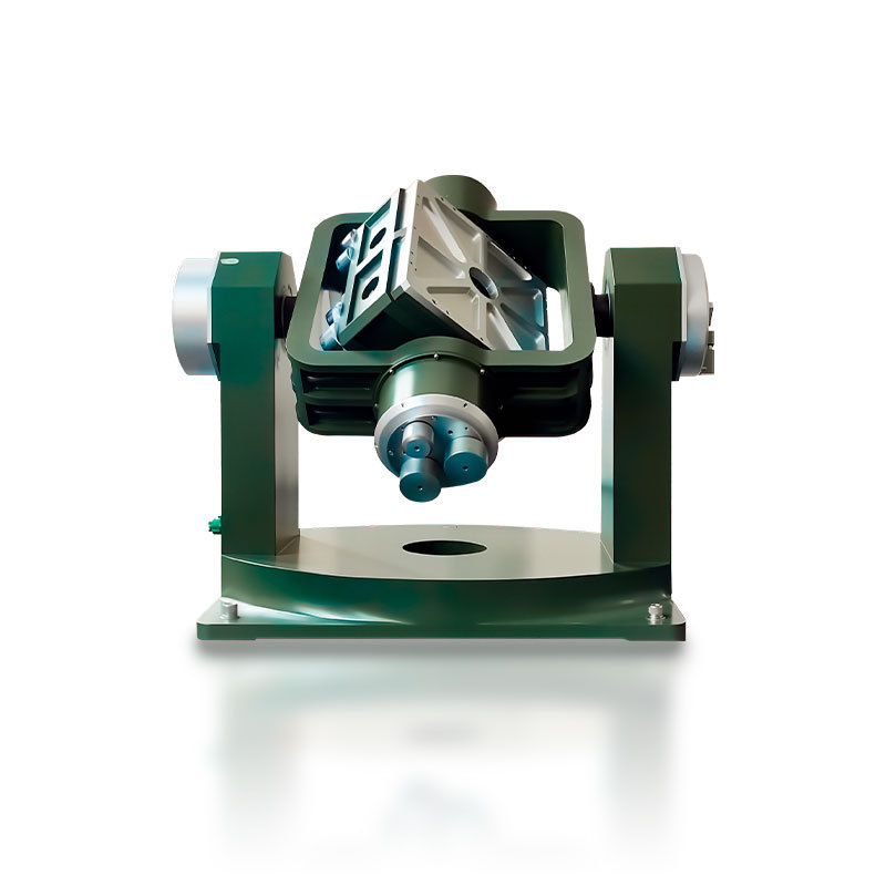 Close up of precision drive system for ±3 arcsec positioning and ±2 arcsec repeatability