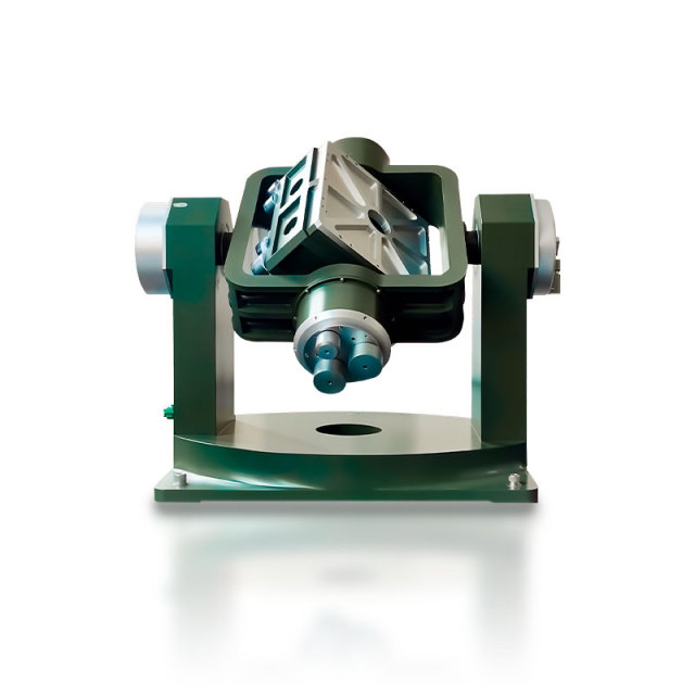 Close up of precision drive system for ±3 arcsec positioning and ±2 arcsec repeatability