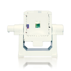 Close up of high precision drive system for ±3 arcsec accuracy and ±1 arcsec repeatability