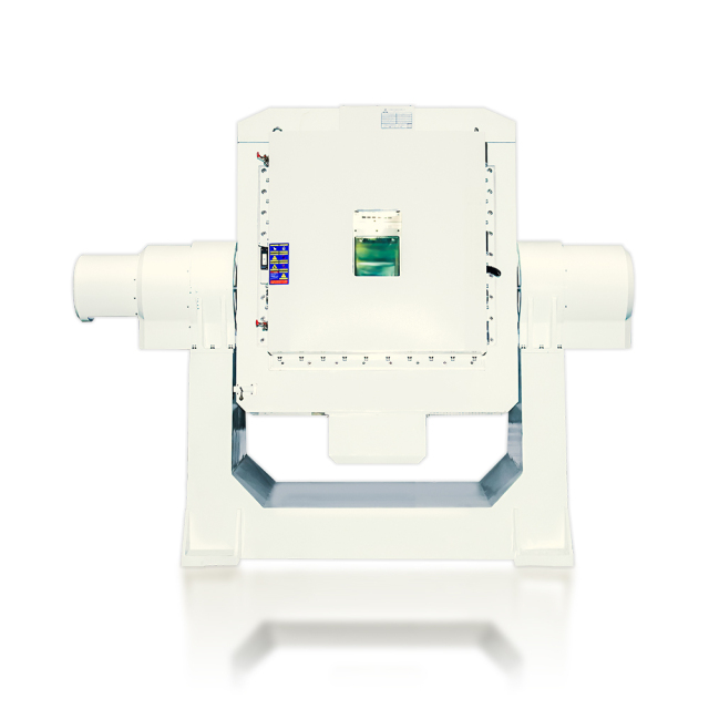 Close up of high precision drive system for ±3 arcsec accuracy and ±1 arcsec repeatability