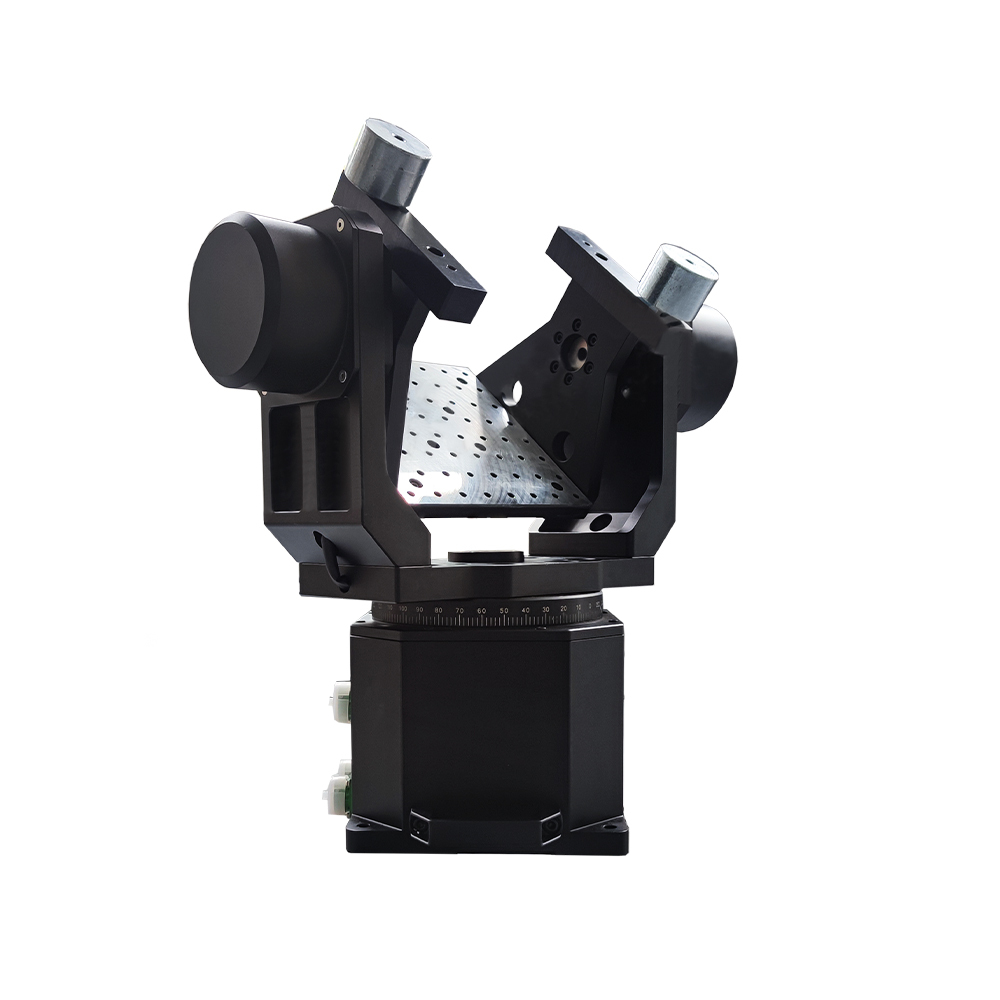 Rotary test stand with 200mm diameter platform and 2 degree resolution dial scale