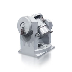 Rotary test stand performing low frequency sinusoidal swaying for satellite attitude sensor validation