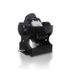 Rotation mechanism performing 0.01 degree per second low speed drift test for IMU calibration