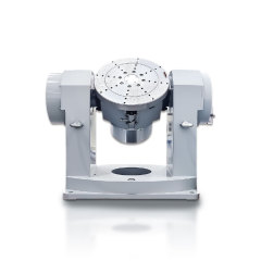 Precision Rotary Test Stand white background for aerospace INS static calibration