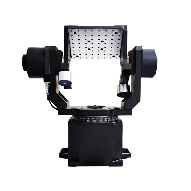 Position table performing low speed rotation for drone gyro field calibration test