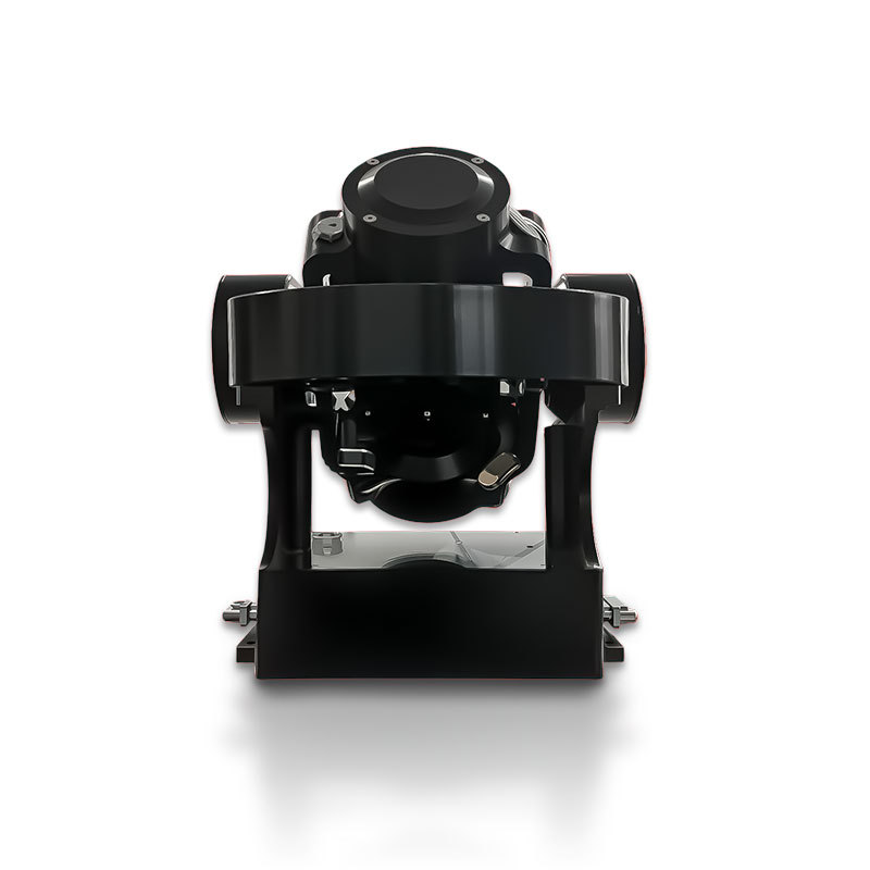 Precision Dual Axis Rotation Mechanism white background for MEMS sensor calibration