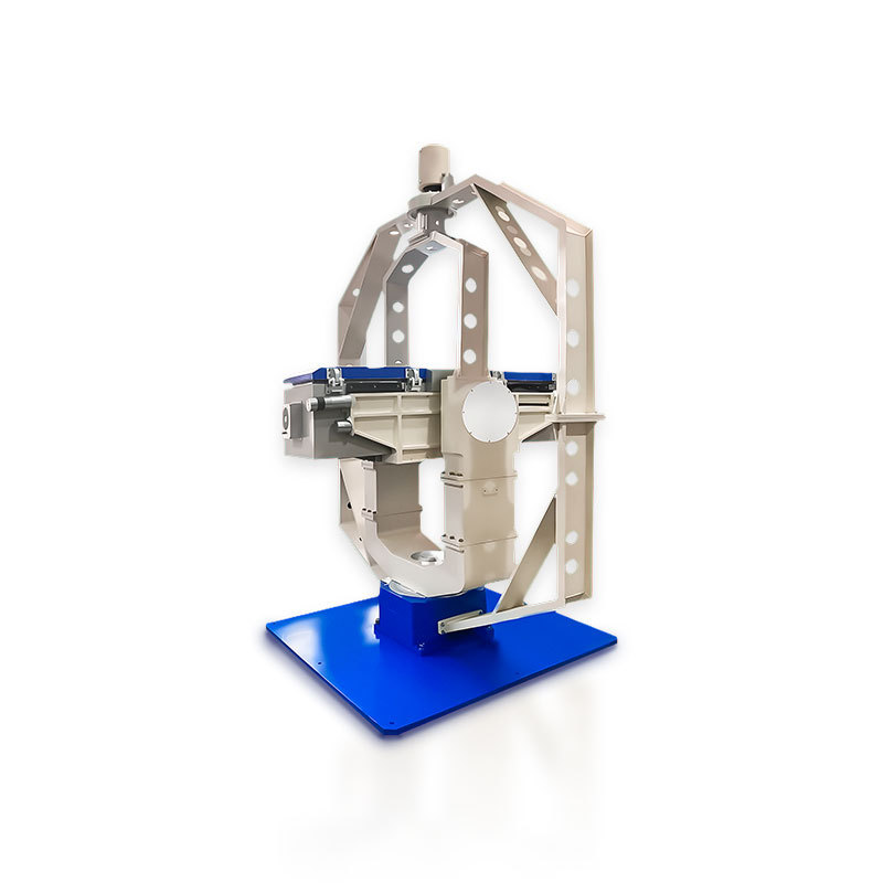 Non-Magnetic Temperature Controlled Turntable installed in aerospace lab with inertial sensors.