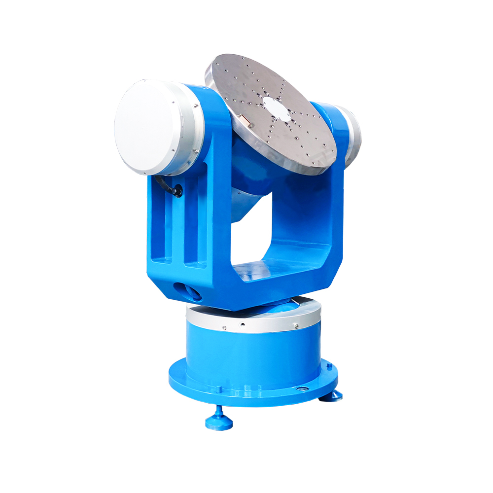 Close-up of Motion Simulation Rate Table high-precision bearing assembly ensuring smooth rotation.
