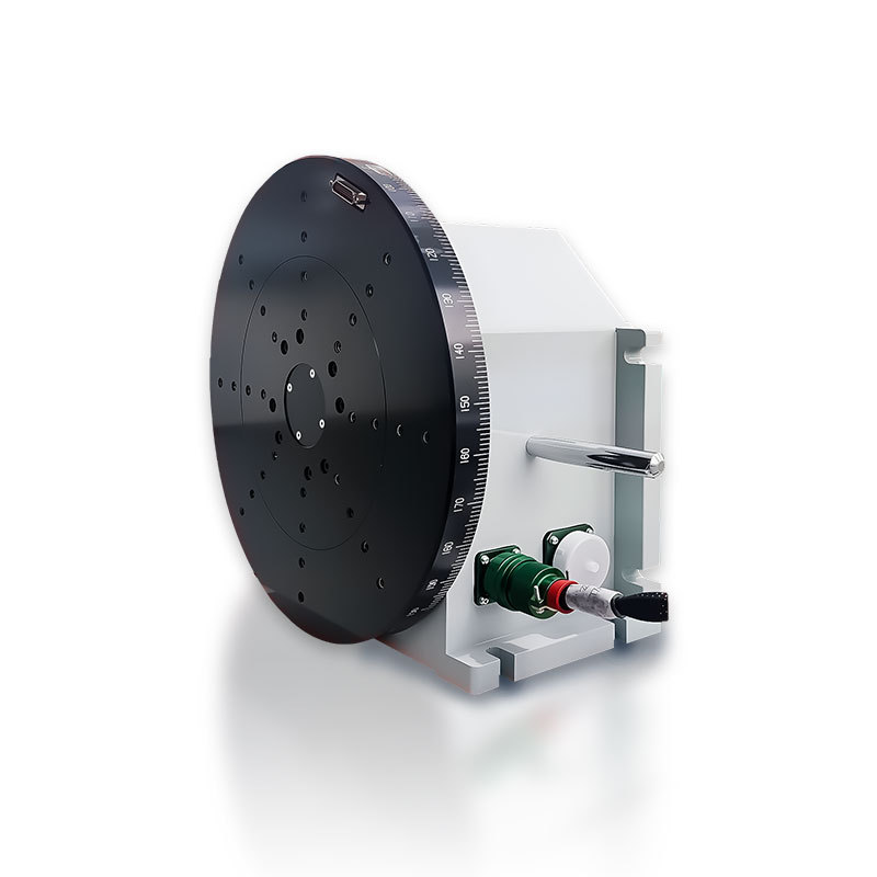 Close up of precision encoder for ≤±5 arcsec accuracy and ≤±1 arcsec repeatability