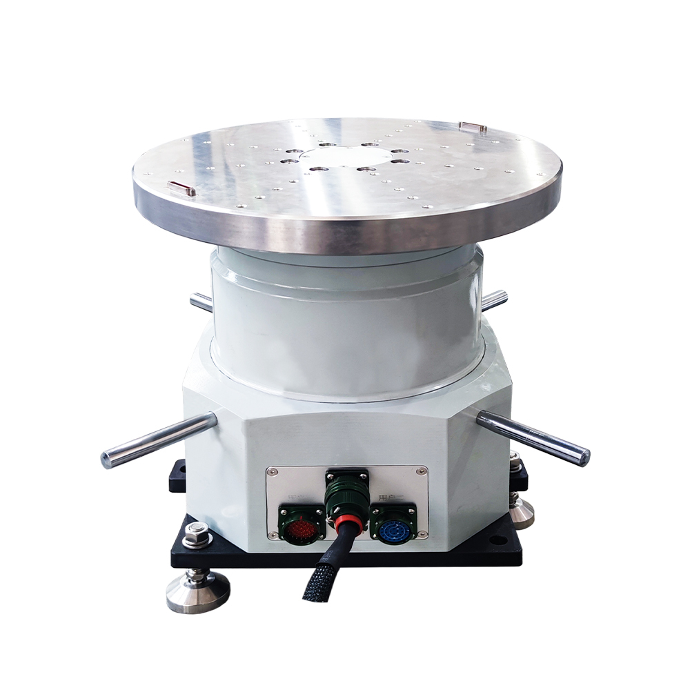 Close up of high speed drive system for 200 deg per second squared acceleration