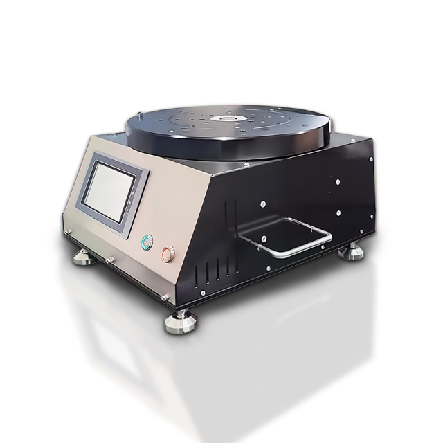 Rate table performing 1000 degree per second high speed test for navigation component validation
