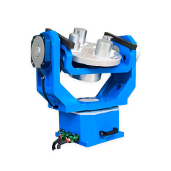 Motion Simulation Rate Table operating in marine navigation system testing scenario.