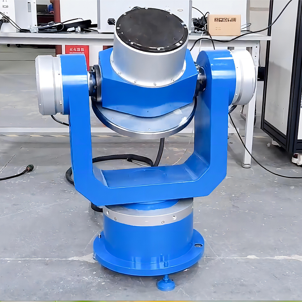 Motion Simulation Rate Table size comparison showing compact footprint of 850mm width.