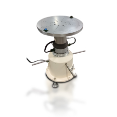 Close up of precision drive system for ±2 arcsec turning accuracy and stable rate control