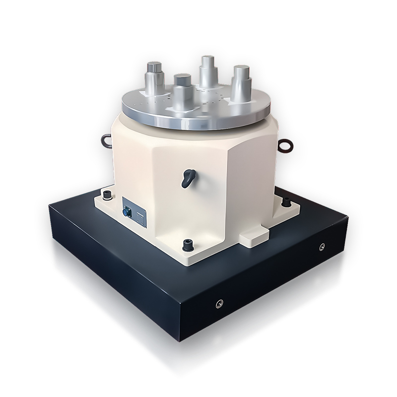 White background Inertial Navigation Test Table with single-axis precision rotation for motion sensor calibration