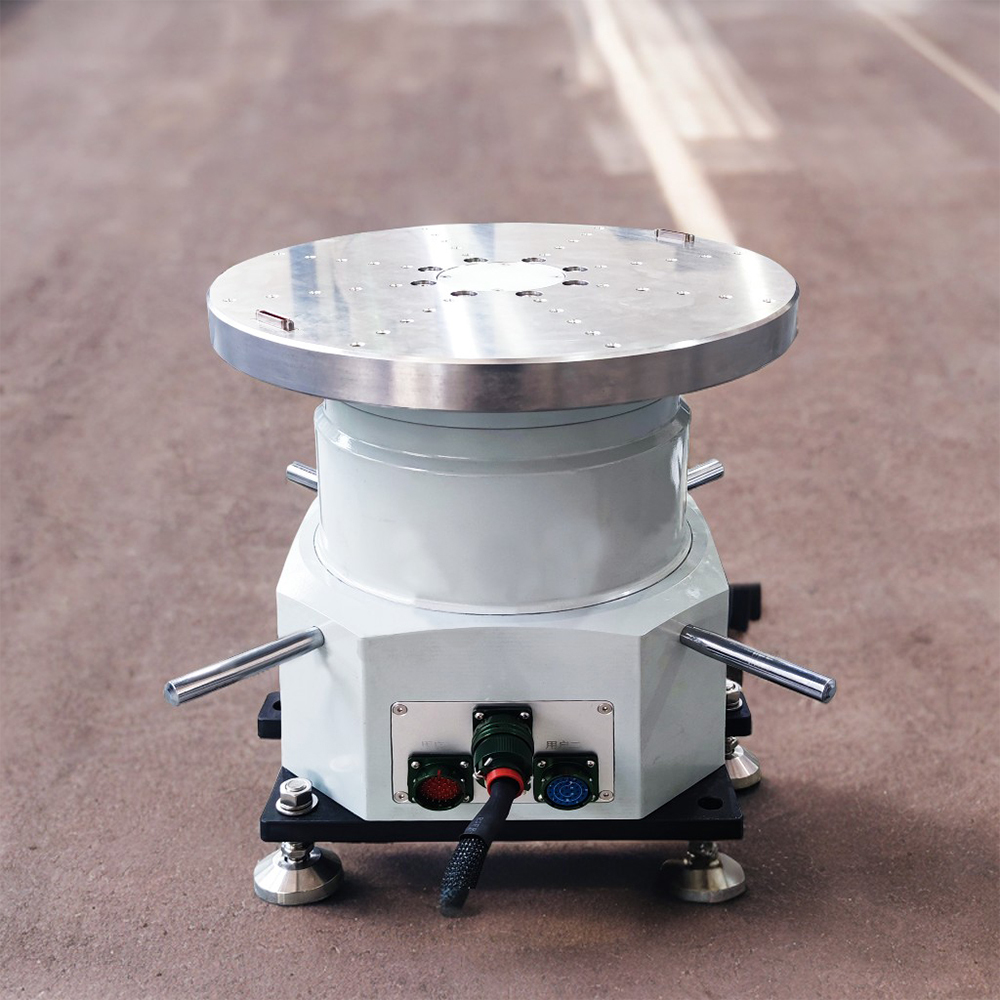 Rate table performing 7200 degree per second high speed test for MEMS gyro validation