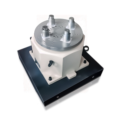 Close-up of Inertial Navigation Test Table high-rigidity spindle ensuring accurate angular positioning