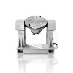 Remote RS422 interface demonstrating biaxial linkage calibration at 60 degrees per second