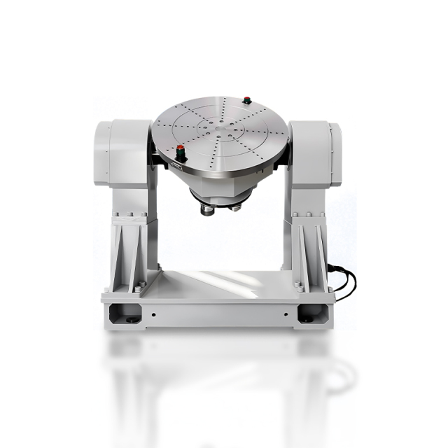 Remote RS422 interface demonstrating biaxial linkage calibration at 60 degrees per second