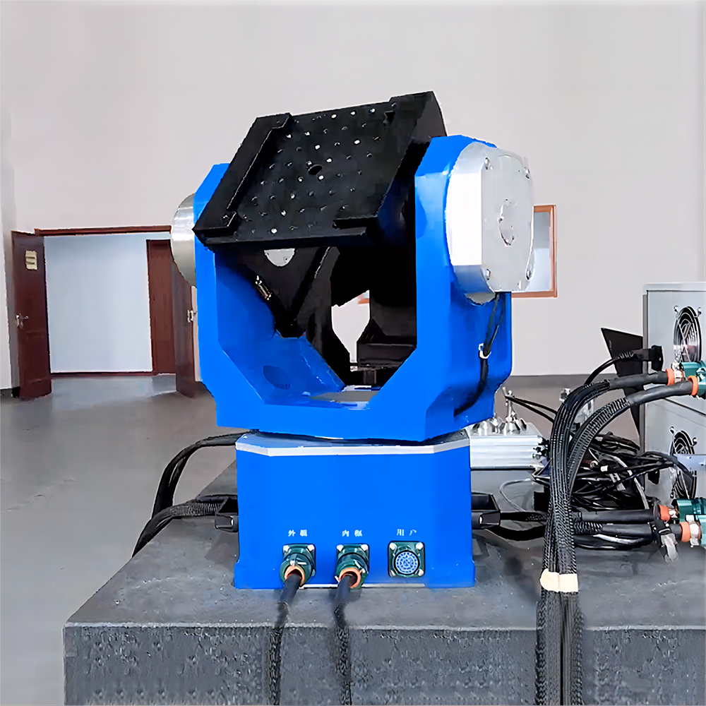 Rate table performing 400 degree per second inner ring test for MEMS gyro evaluation