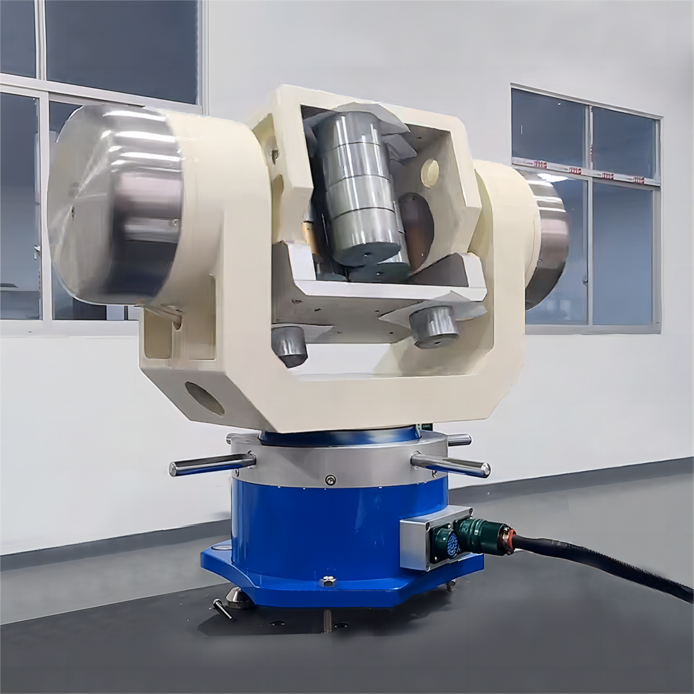 Test stand performing 500 degree per second high speed rotation for MEMS sensor drift test