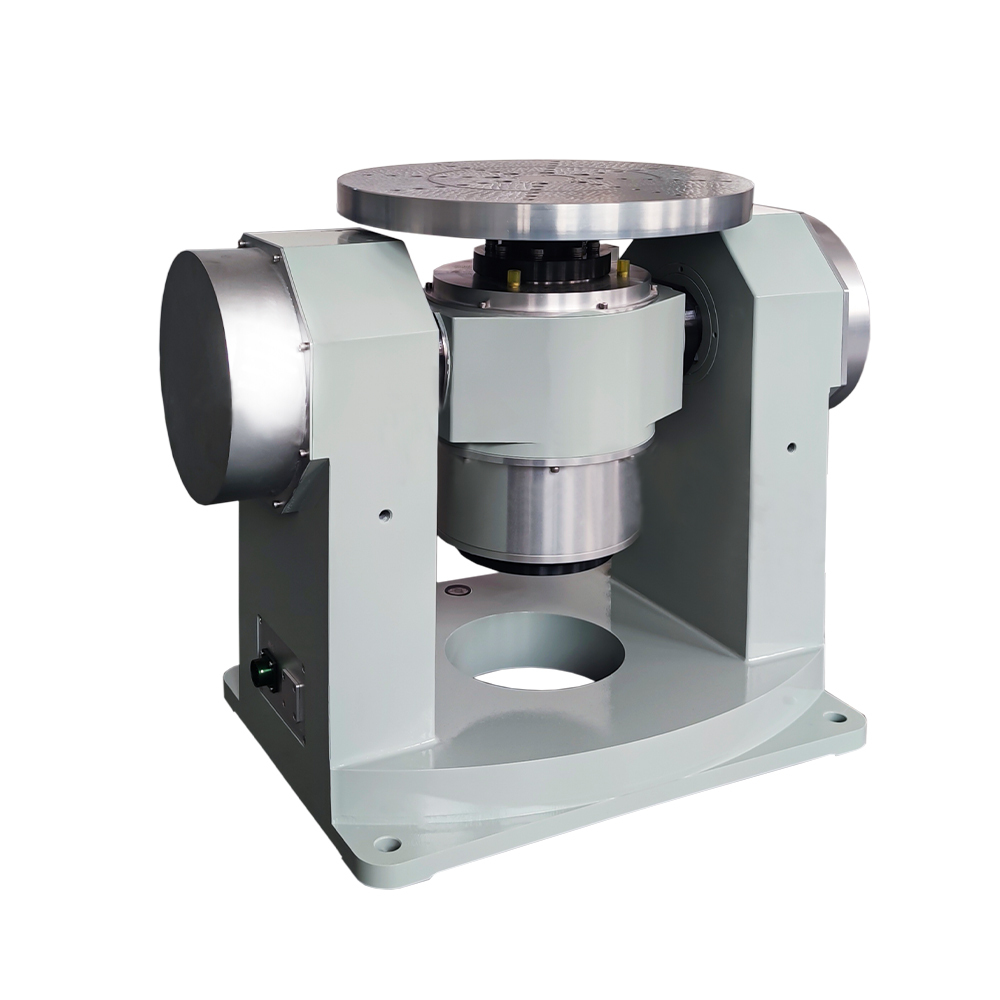 Precision dual axis rotary table for optical systems and astronomical observation on lab bench