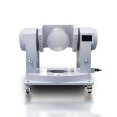 Close up of high speed drive system for 0.001 degree per second resolution
