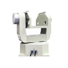 Close up of high precision encoder for ±10 arcsec positioning and ±5 arcsec repeatability